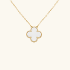 Clover Necklace-White