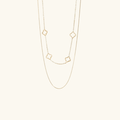 Double Layer Clover Necklace