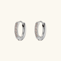 Diana Dainty Hoops-Silver