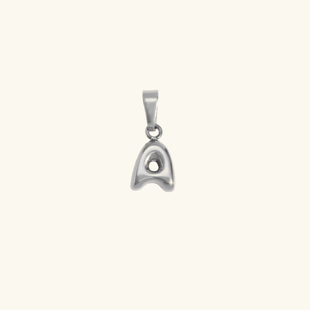 Charm: Silver Small Letters