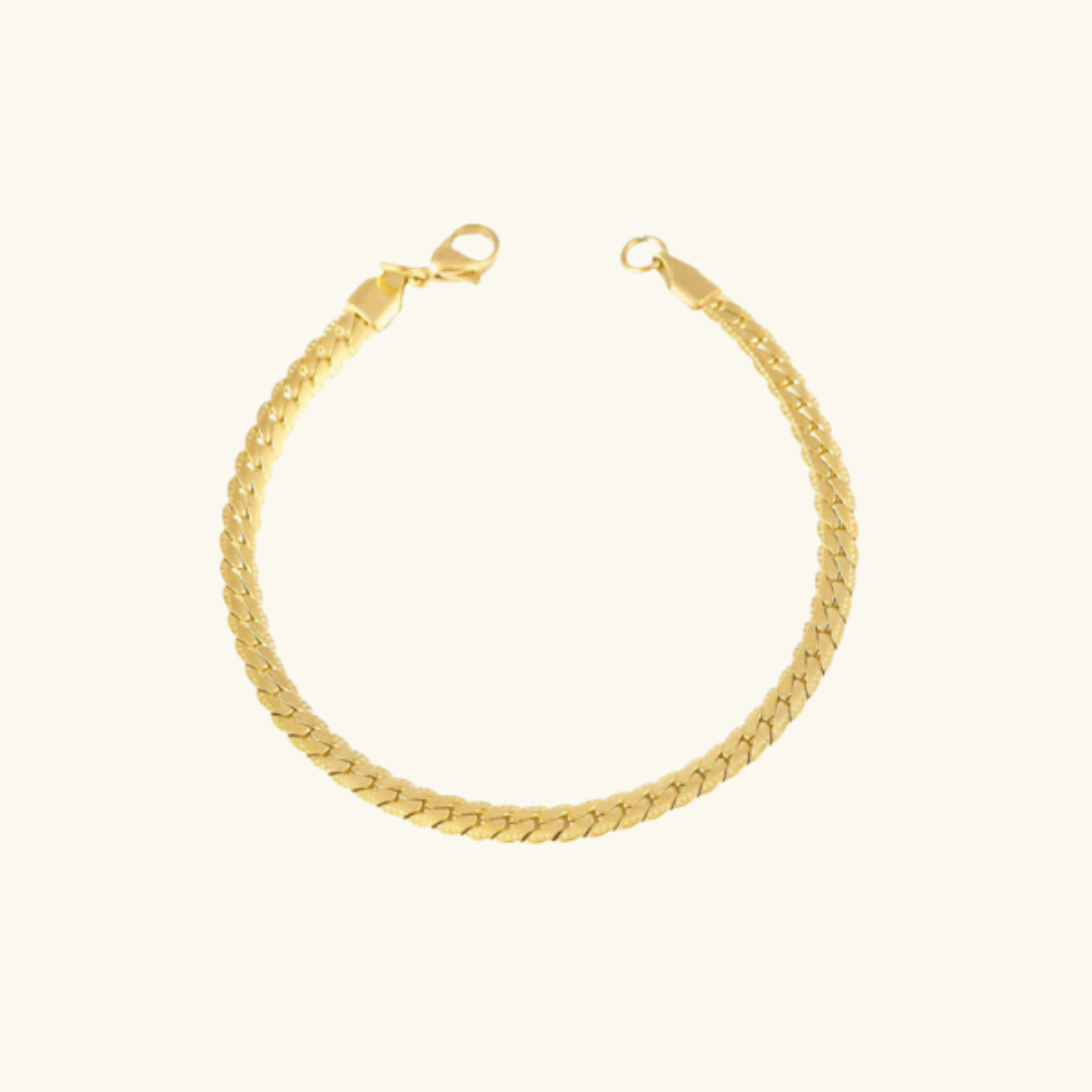 Luxe curb bracelet