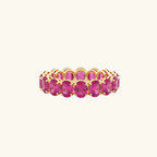 Eternal circle ring pink