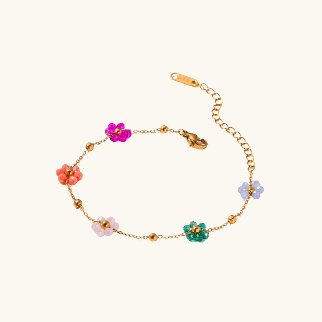 Colorful Flower Bracelet