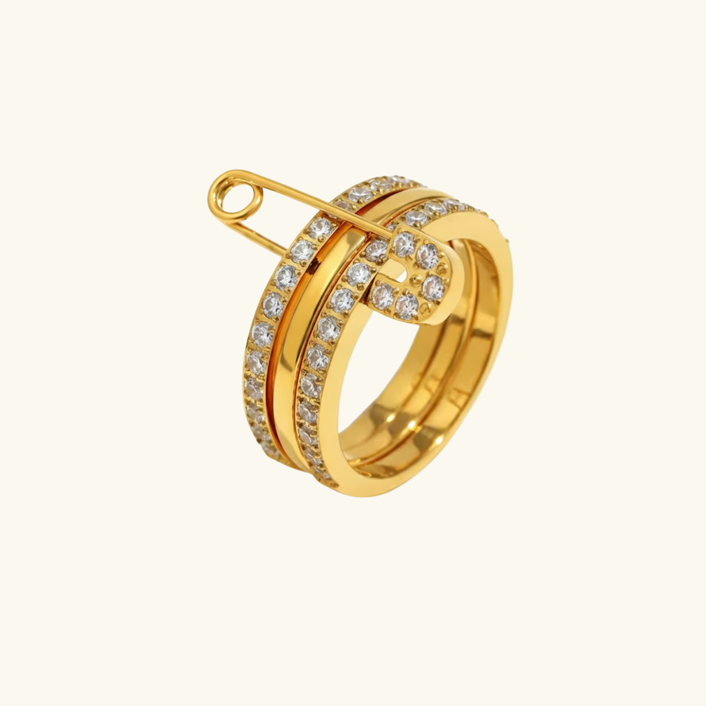 Safety pin ring
