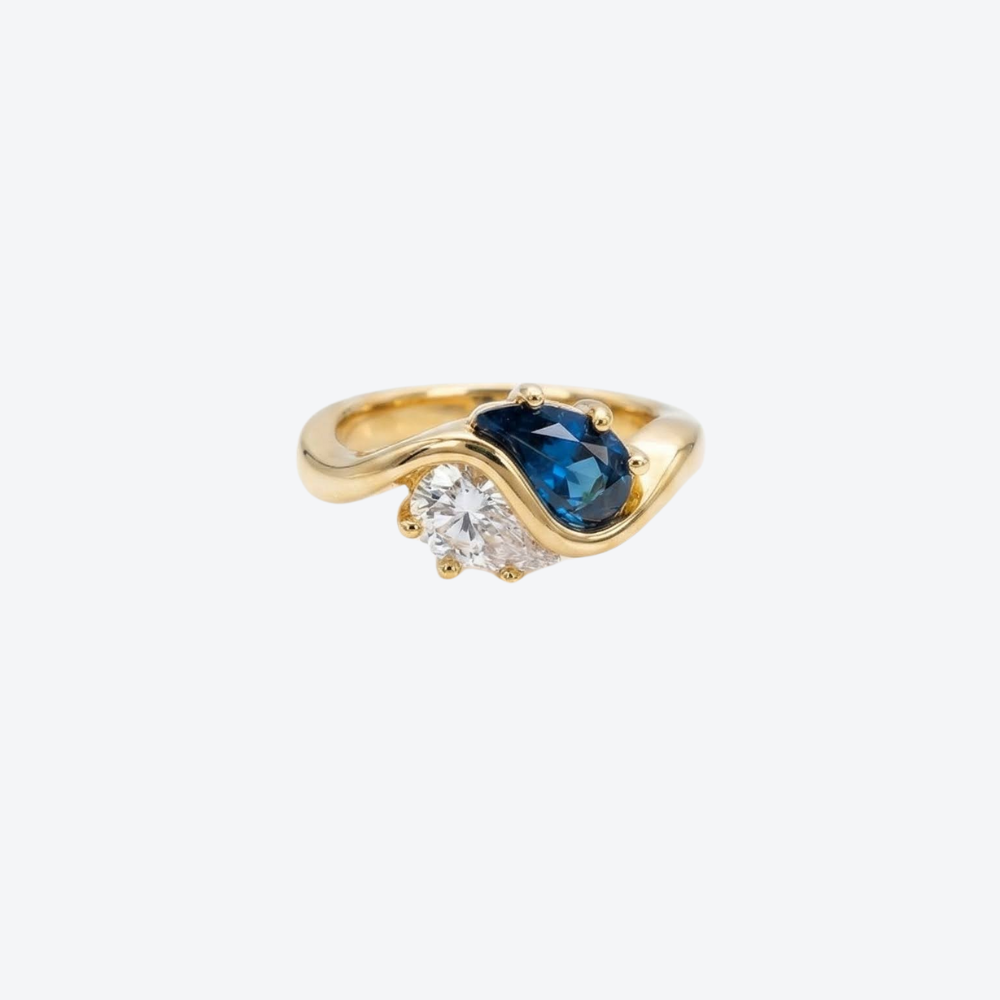 Two blue ring