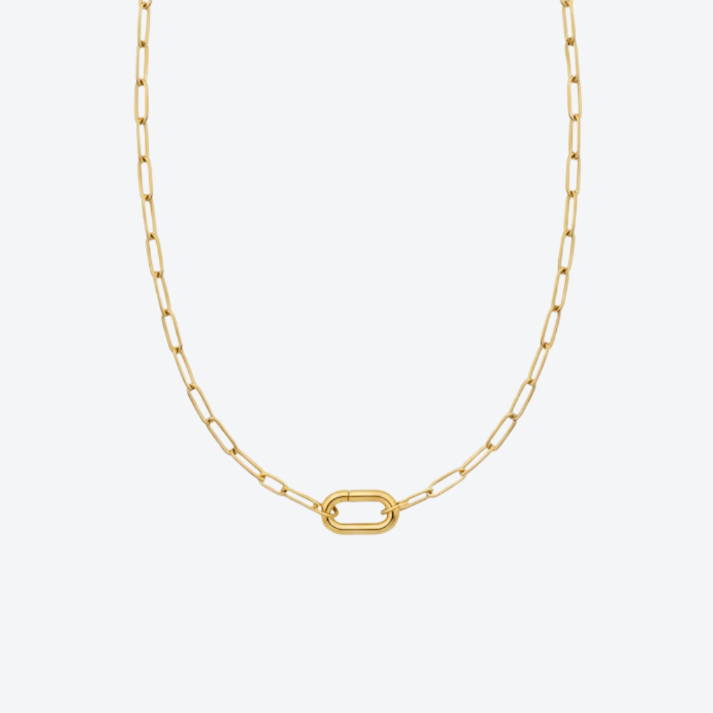 Charm chain : Oval clasp